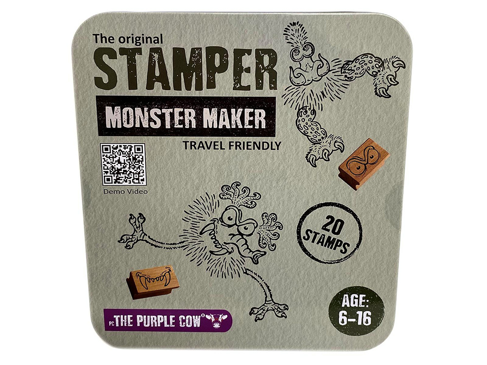 STAMPER MONSTER MAKER TRVL.TIN