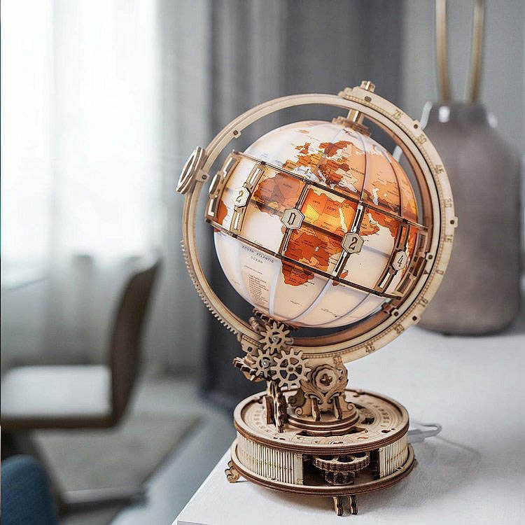 DIY LUMINOUS GLOBE 3D KIT - Click Image to Close