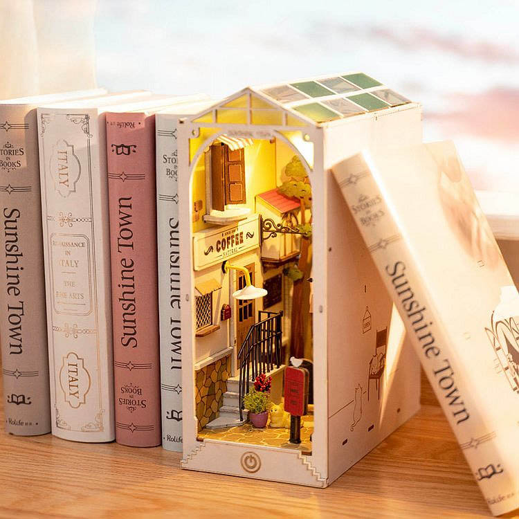 DIY BOOKENDS SUNSHINE TOWN - Click Image to Close