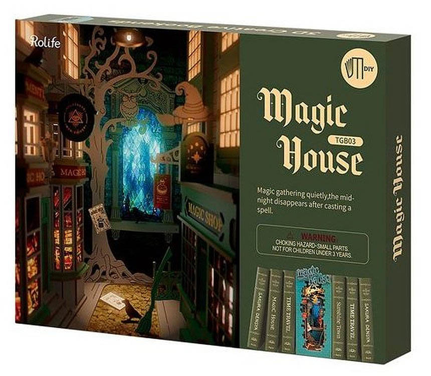 DIY BOOKENDS MAGIC HOUSE - Click Image to Close