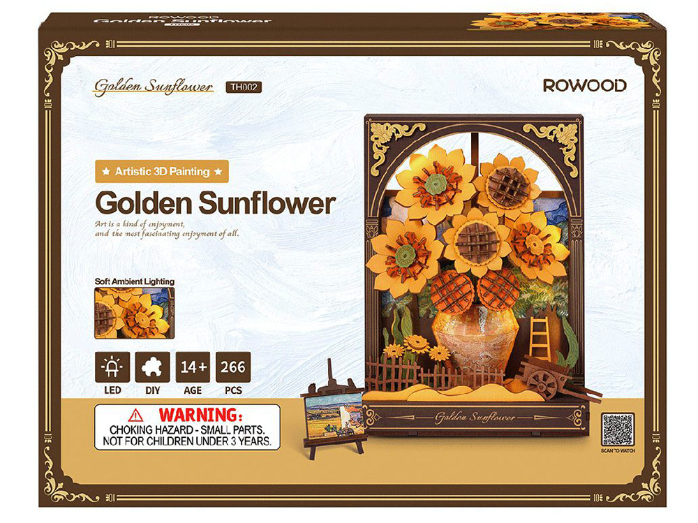 BOOK NOOK GOLDEN SUNFLOWER KIT