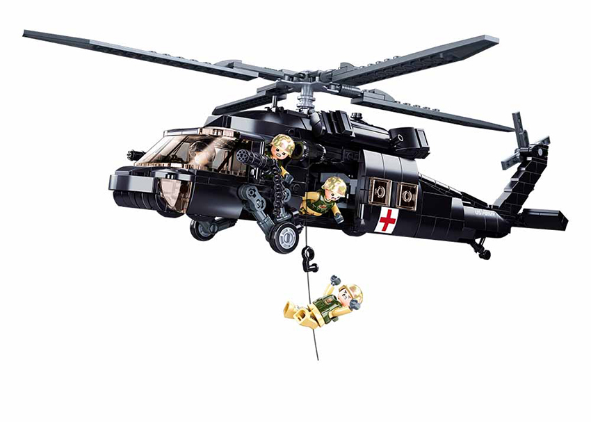 BLACK HAWK HELICOPTER 692pcs - Click Image to Close