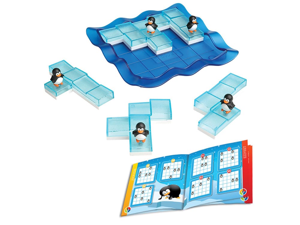 PENGUINS ON ICE PUZZLE - Click Image to Close