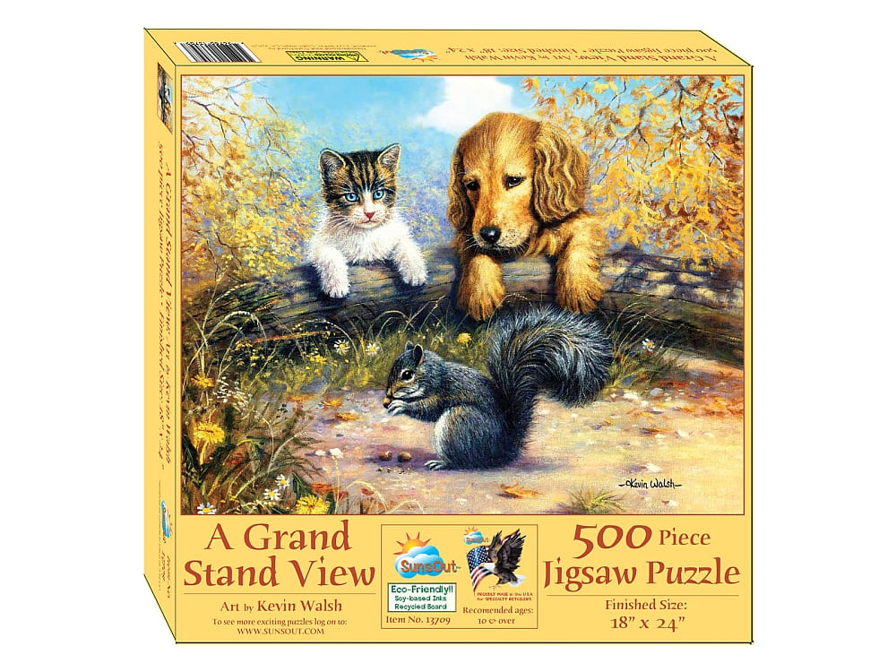 A GRAND STAND VIEW 500pc - Click Image to Close