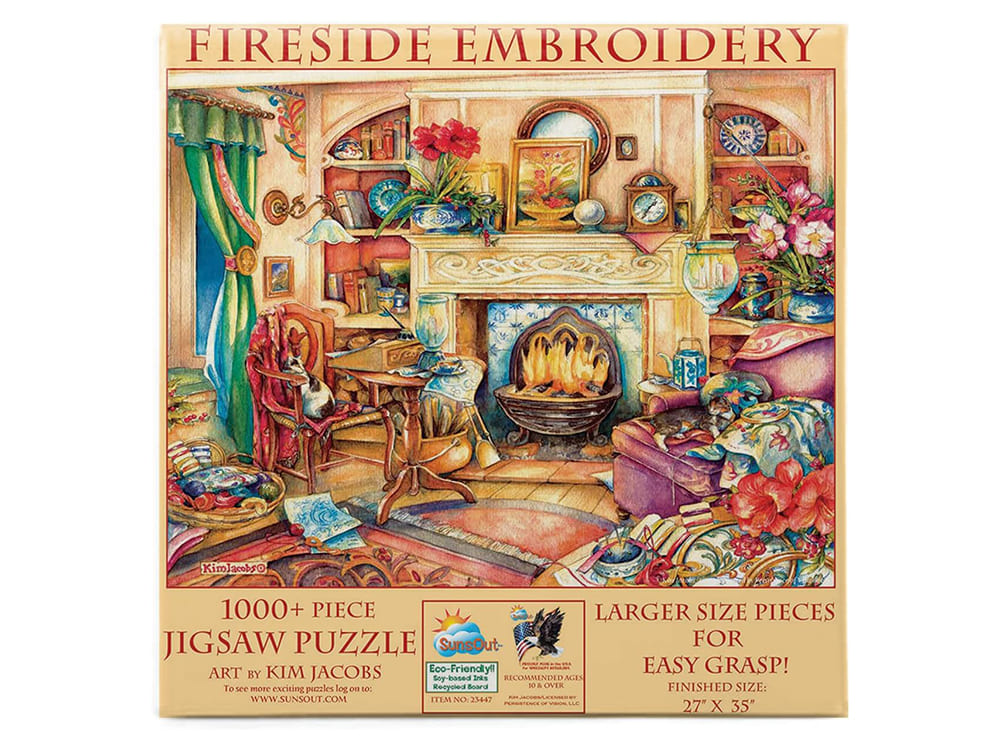 FIRESIDE EMBROIDERY 1000pcXL - Click Image to Close
