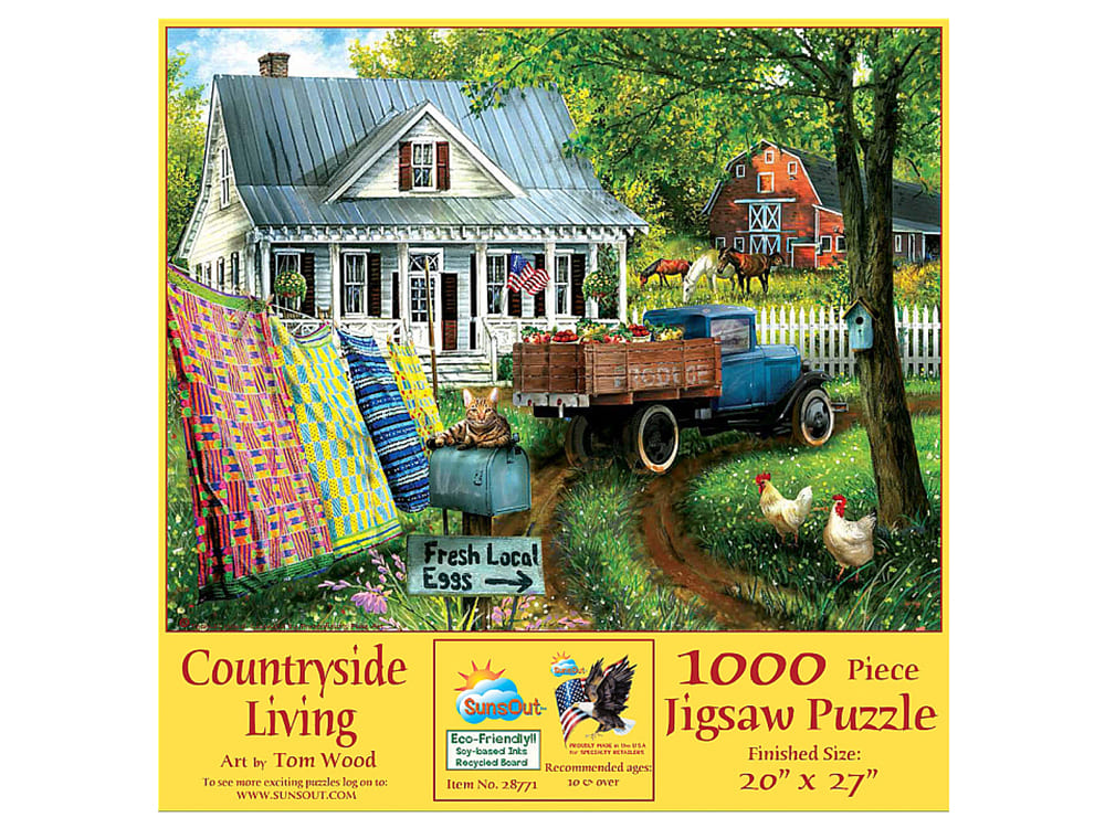 COUNTRYSIDE LIVING 1000pc - Click Image to Close