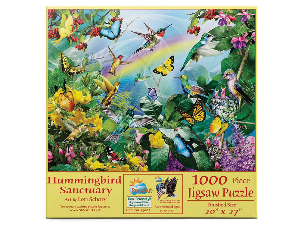 HUMMINGBIRD SANCTUARY 1000pc - Click Image to Close