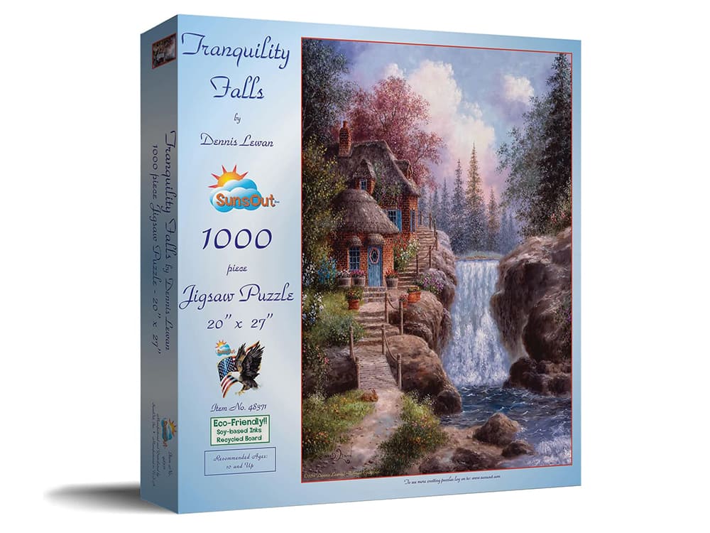 TRANQUILITY FALLS 1000pc - Click Image to Close