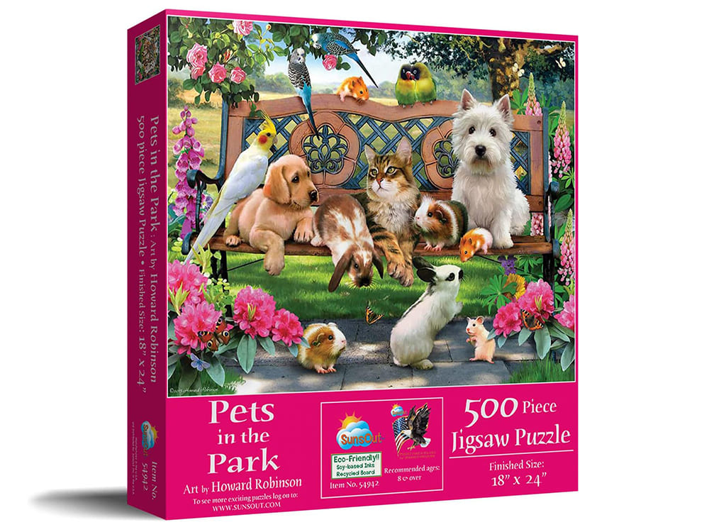 PETS IN THE PARK 500pc - Click Image to Close