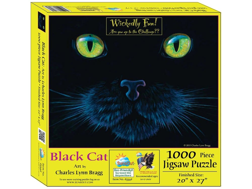 BLACK CAT 1000pc - Click Image to Close