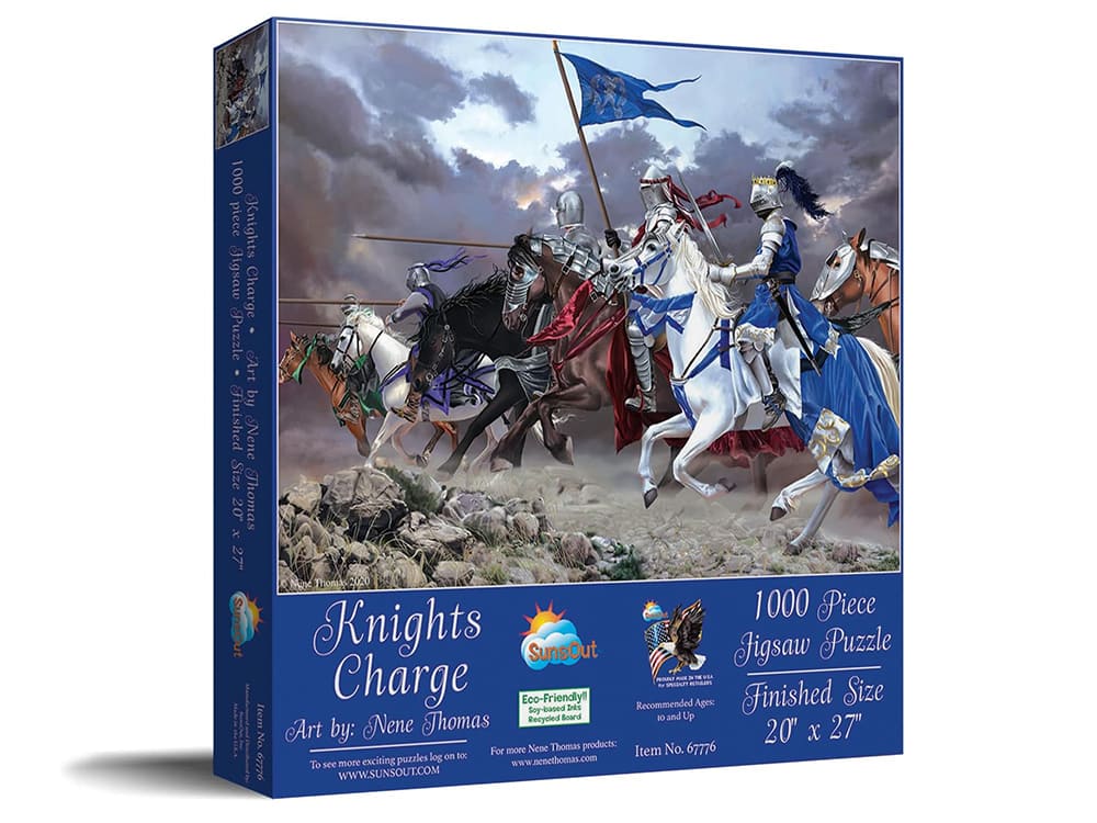 KNIGHTS CHARGE 1000pc - Click Image to Close