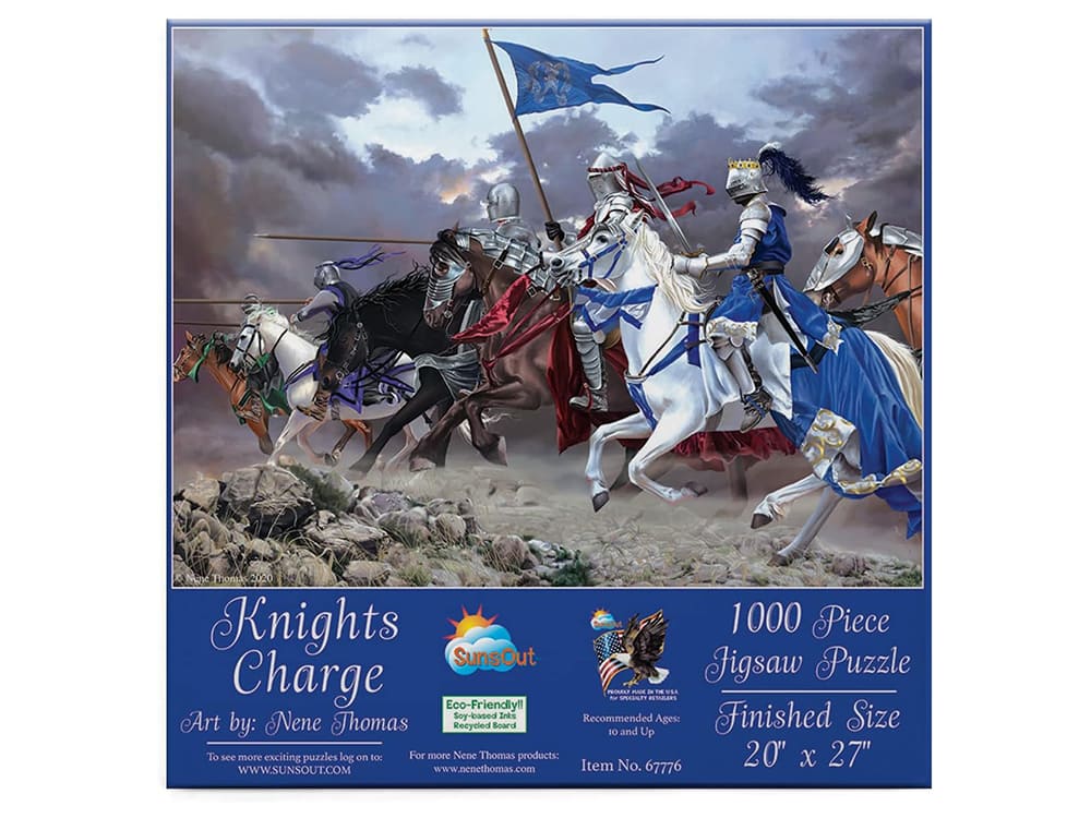 KNIGHTS CHARGE 1000pc - Click Image to Close