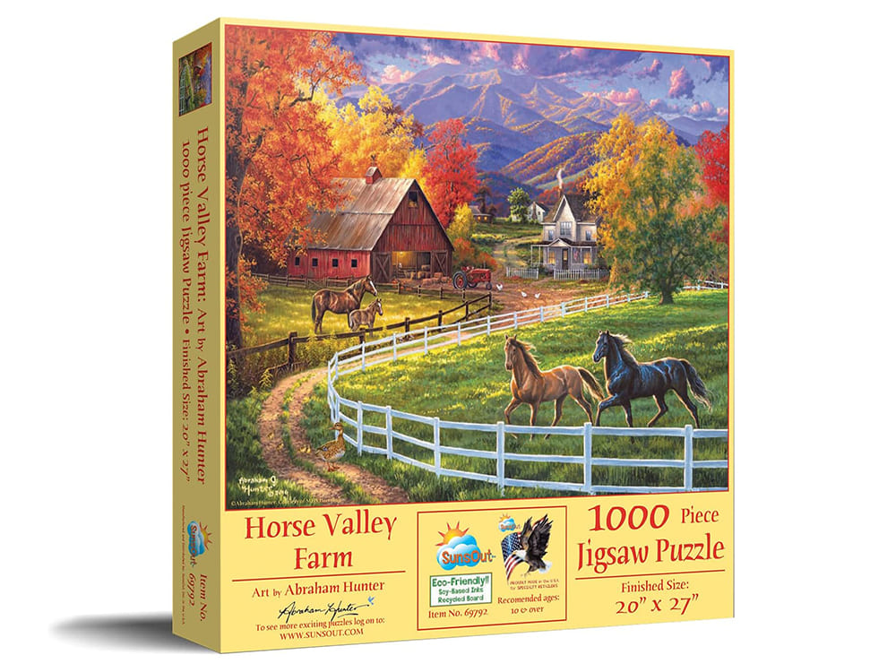 HORSE VALLEY FARM 1000pc - Click Image to Close