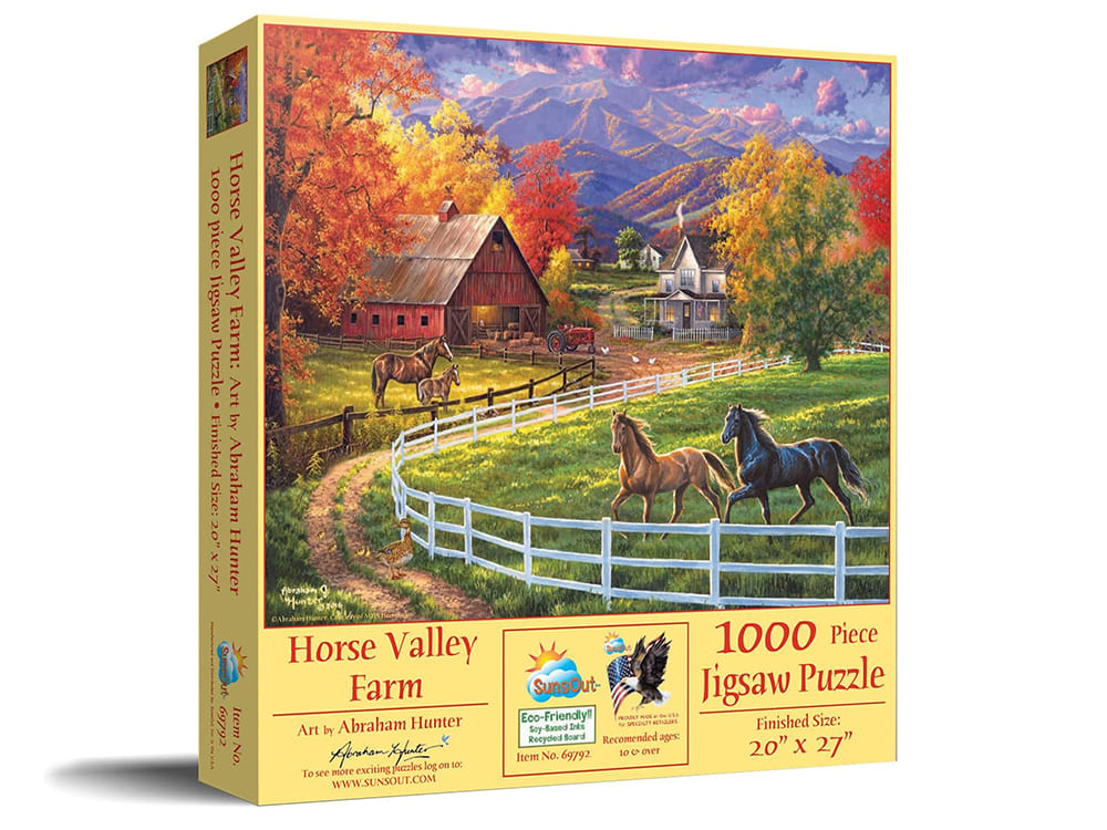 HORSE VALLEY FARM 1000pc - Click Image to Close