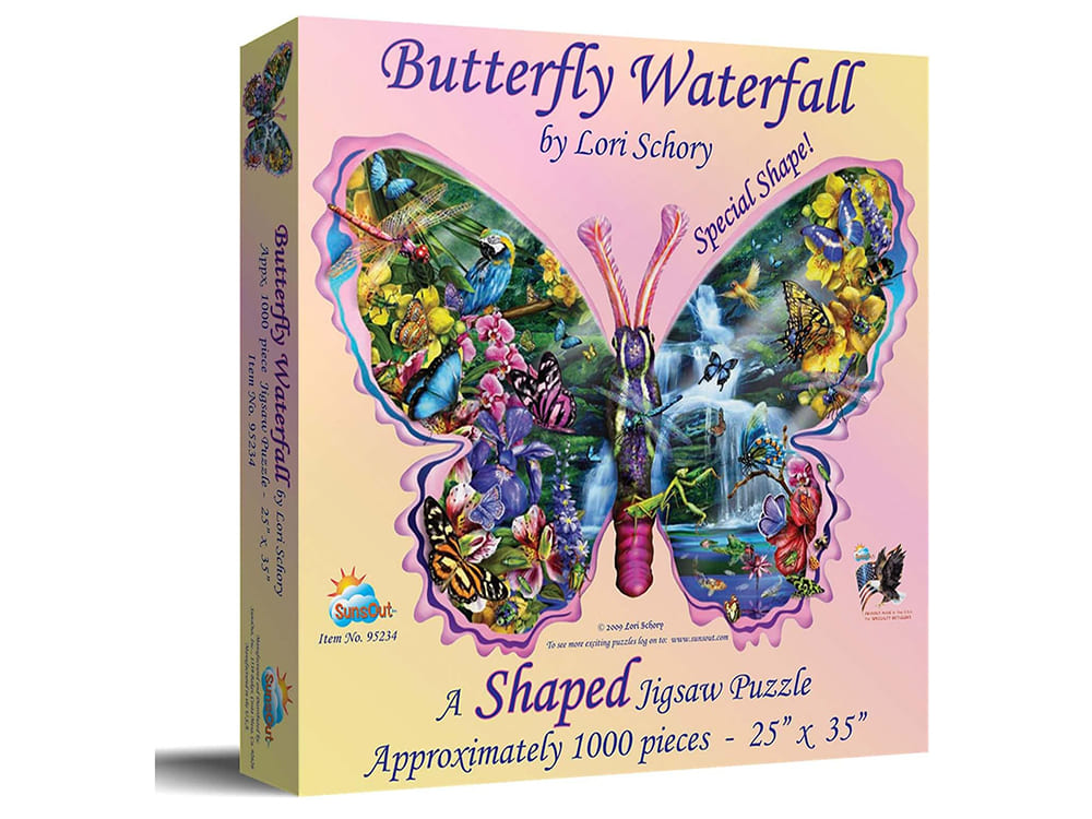 BUTTERFLY WATERFALL *Shaped* - Click Image to Close