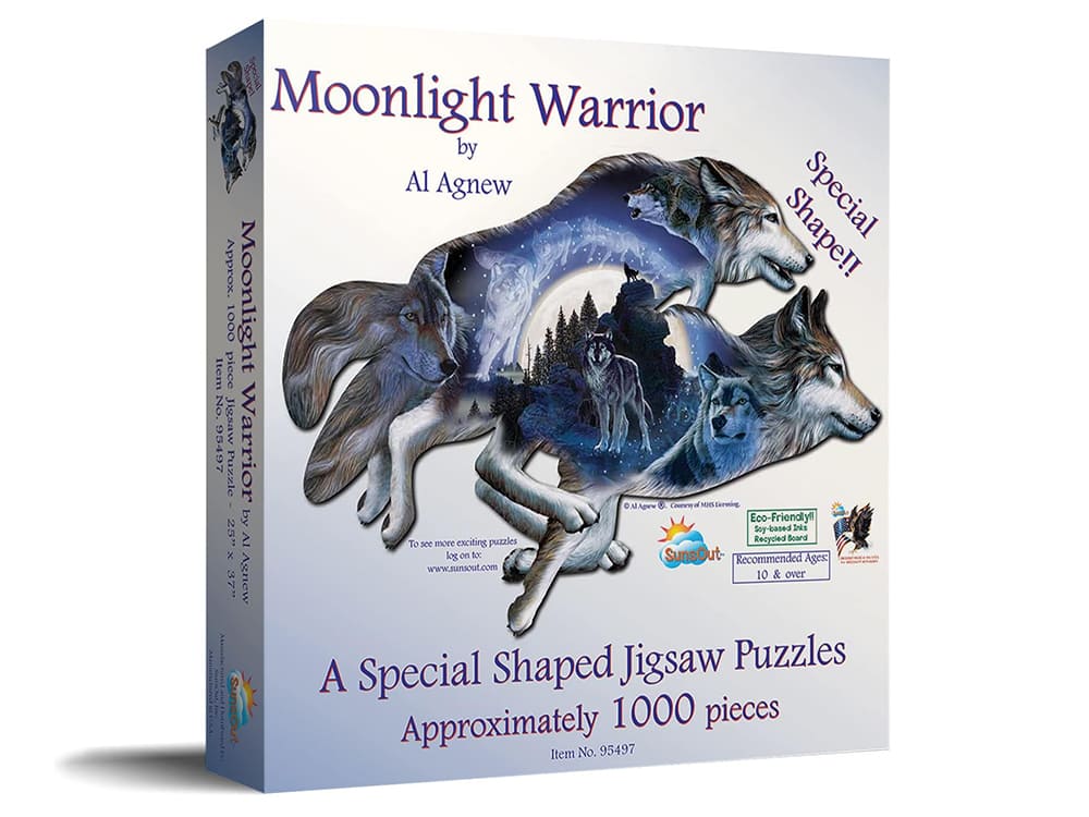 MOONLIGHT WARRIOR *Shaped* - Click Image to Close