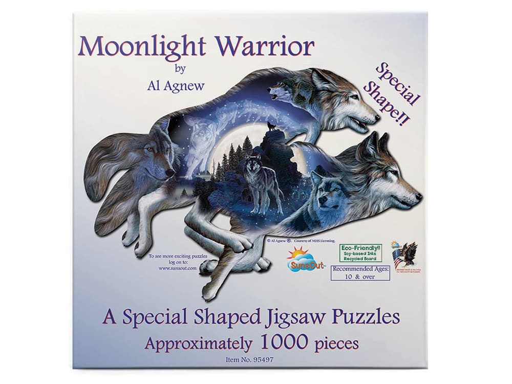 MOONLIGHT WARRIOR *Shaped* - Click Image to Close