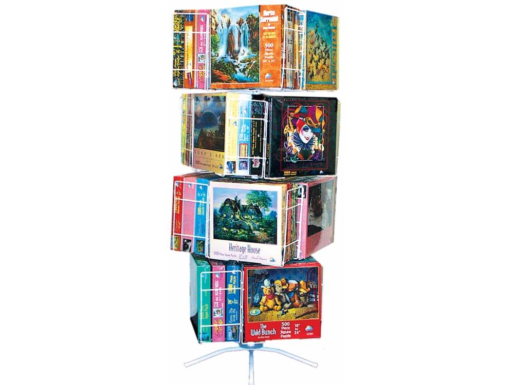 REVOLVING WIRE DISPLAY STAND