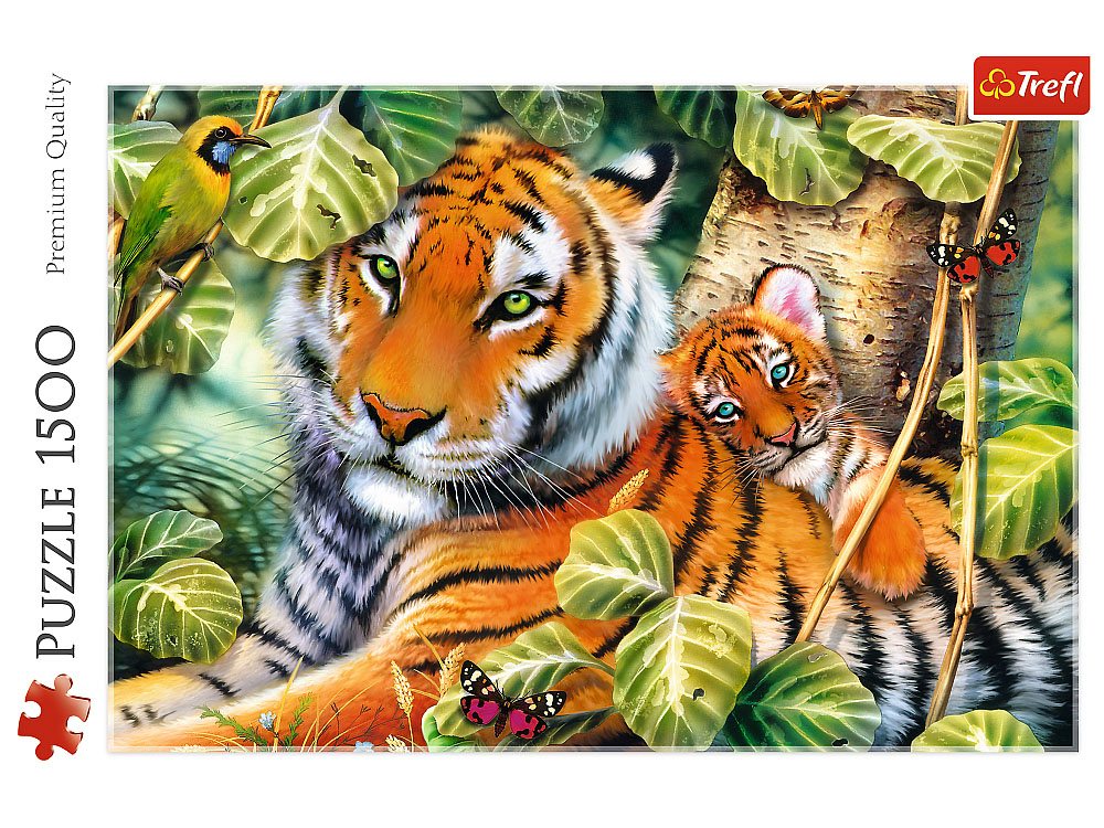 TWO TIGERS 1500pc - Click Image to Close