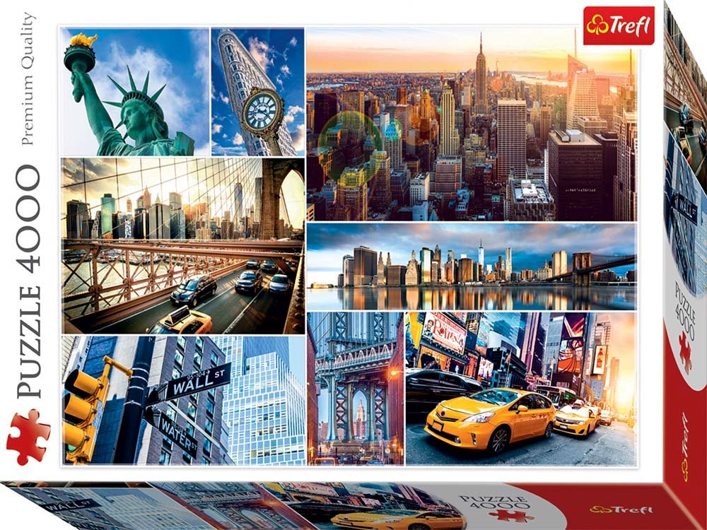 NEW YORK CITY COLLAGE 4000pc - Click Image to Close