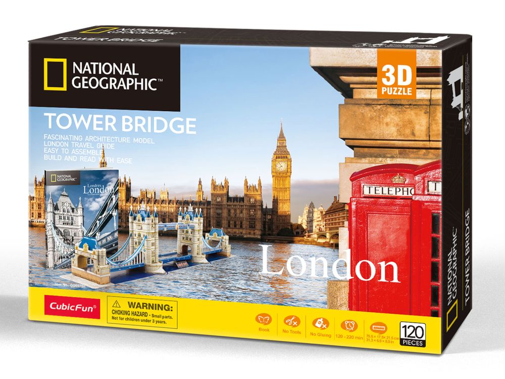 TOWER BRIDGE, LONDON 3D,120pcs