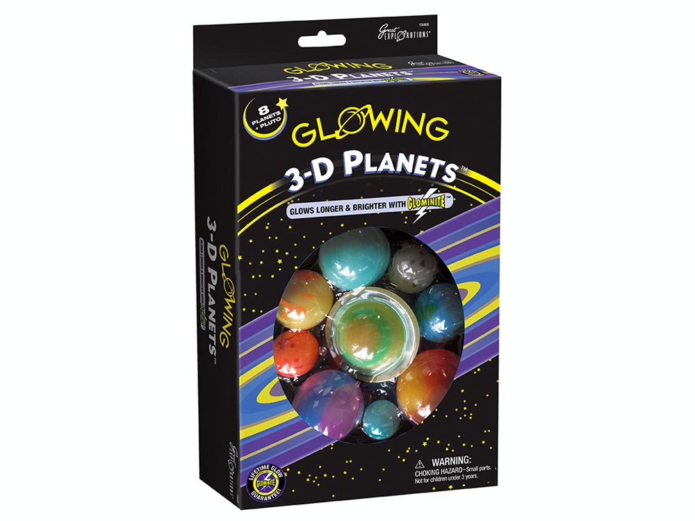 GLOWING PLANETS 3D