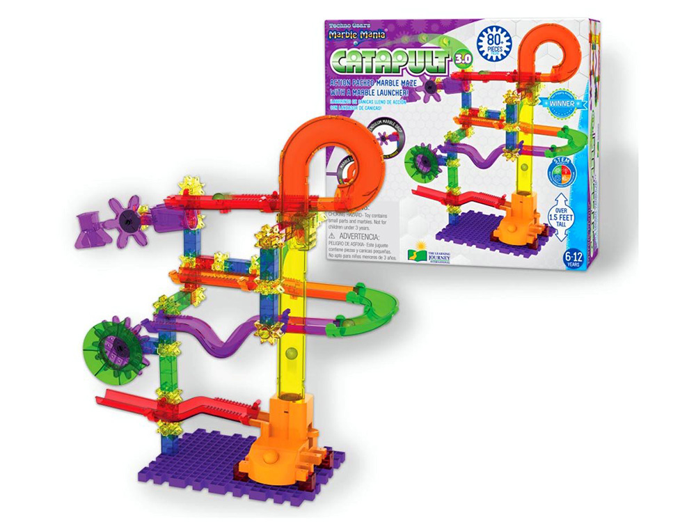 MARBLE MANIA CATAPULT 80+pcs