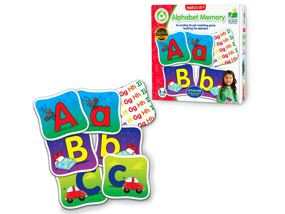 ALPHABET MEMORY MATCHING GAME