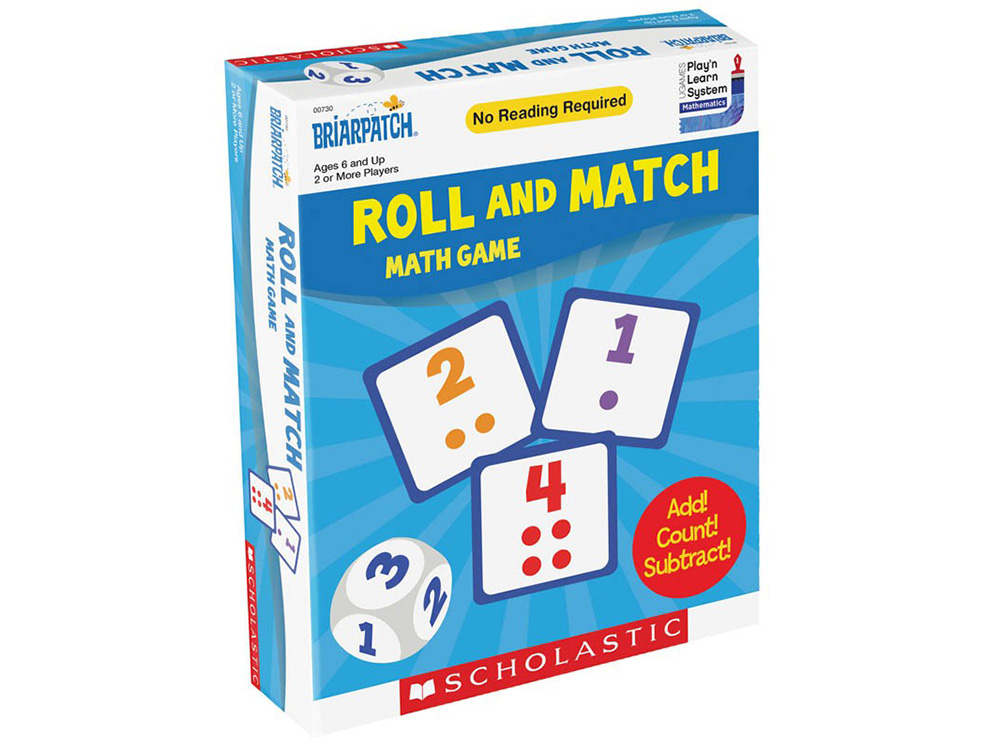 ROLL AND MATCH MATH GAME