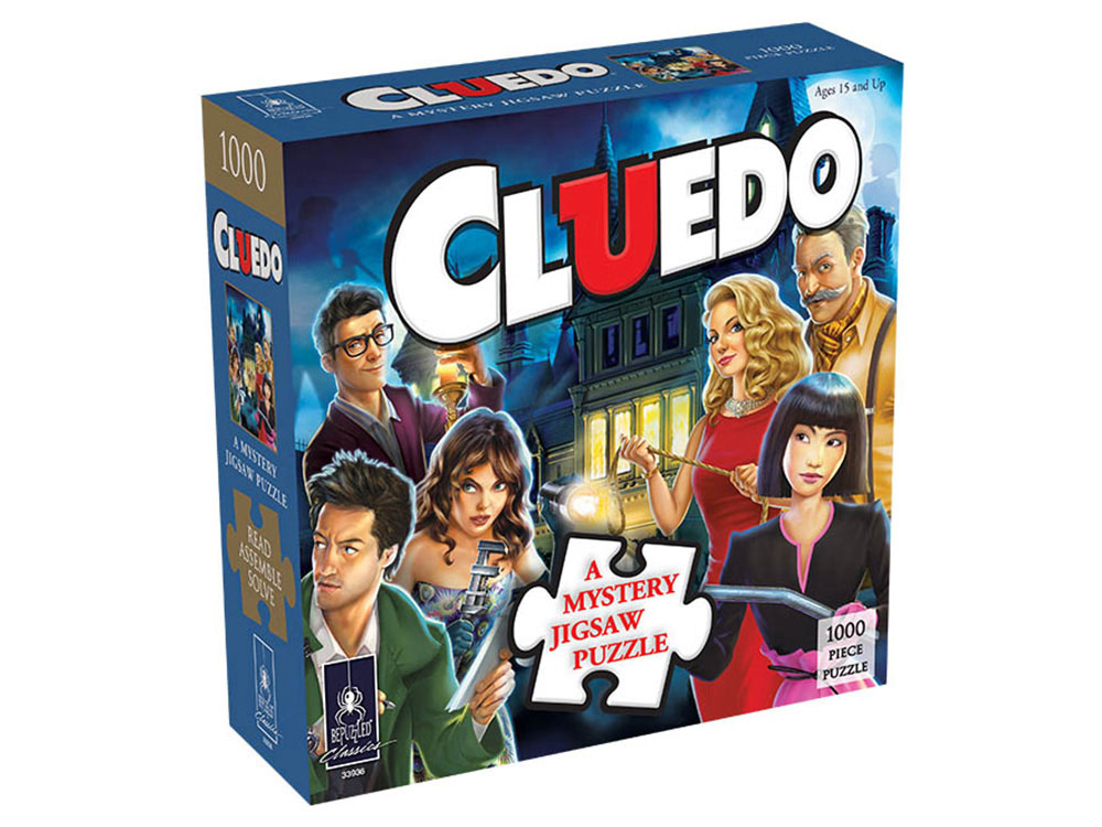 CLUEDO MYSTERY JIGSAW 1000pc