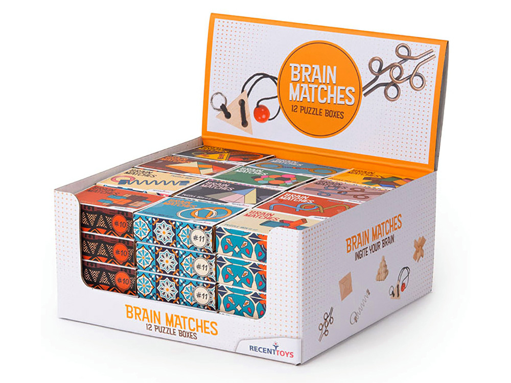 BRAIN MATCHES PUZZLES DISP 48