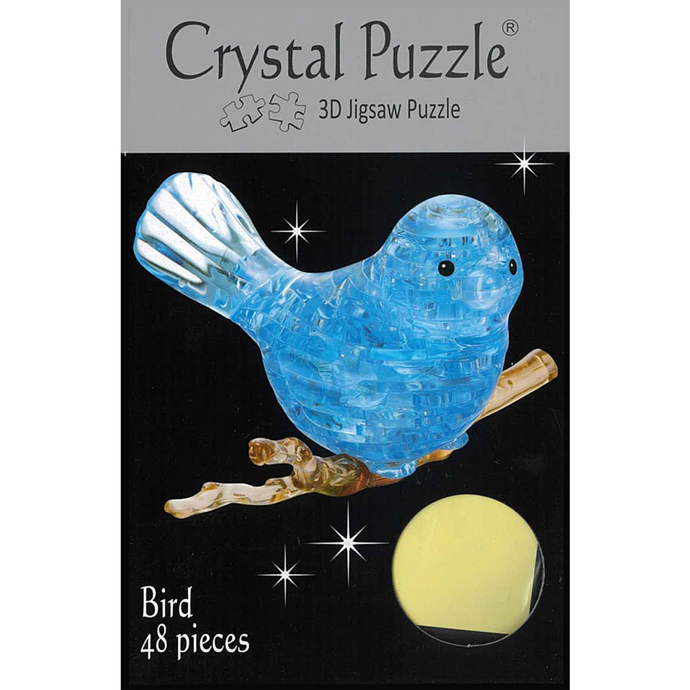 3D BLUEBIRD CRYSTAL PUZZLE
