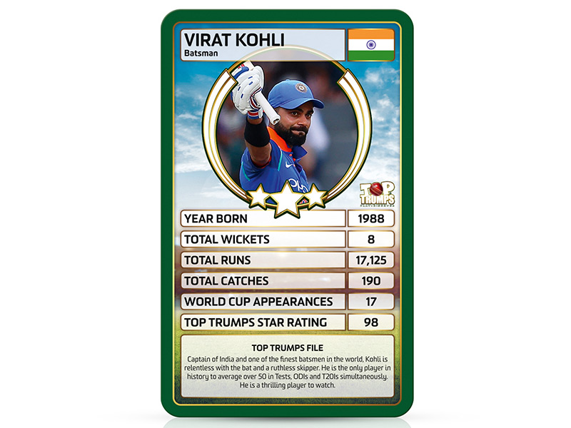 TOP TRUMPS WORLD CRICKET STARS - Click Image to Close