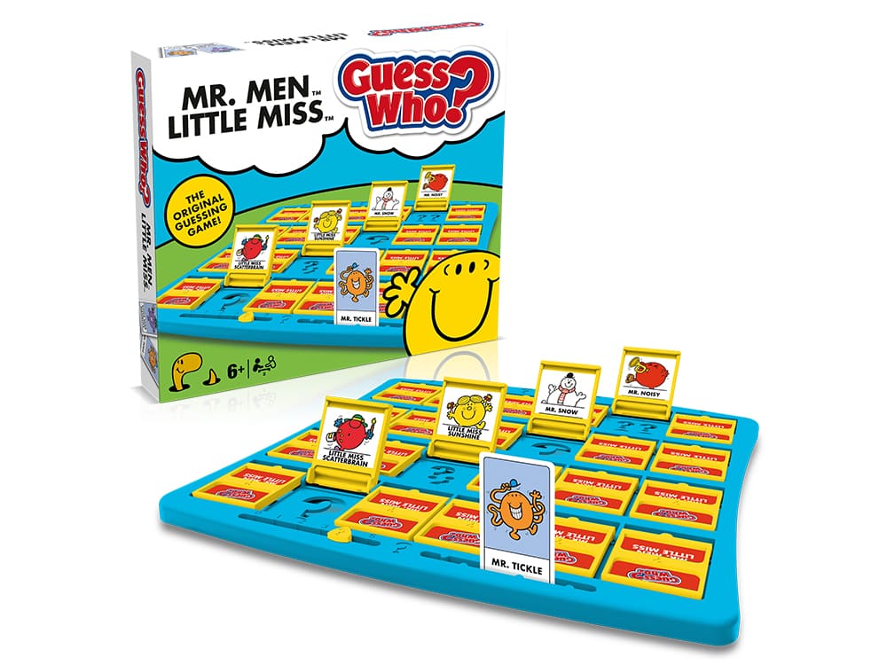 GUESS WHO MR MEN LITTLE MISS - Click Image to Close