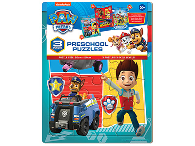 PAW PATROL 3-PACK PUZZLES