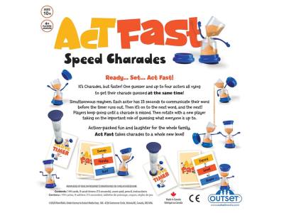 ACT FAST Speed Charades Game