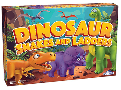 DINOSAUR SNAKES & LADDERS