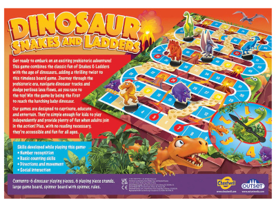 DINOSAUR SNAKES & LADDERS
