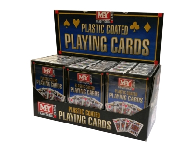 PLAYING CARDS (12) PLASTIC CTD
