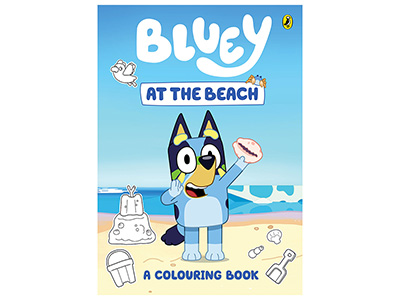 BLUEY AT THE BEACH COLOURING