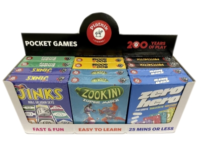 POCKET GAMES 6 Asst,Disp.of 12