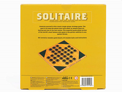 SOLITAIRE (Wood Games W/Shop)