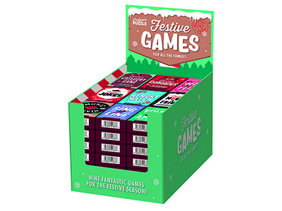 FESTIVE MINI GAMES ASSTD x 54
