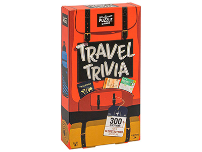 TRAVEL TRIVIA Card Game