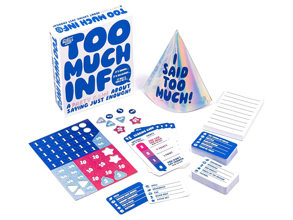 TOO MUCH INFO Card Game