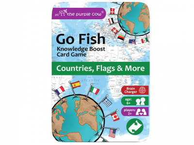 GO FISH, COUNTRIES,FLAGS Tin