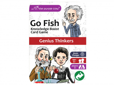 GO FISH, GENIUS THINKERS Tin