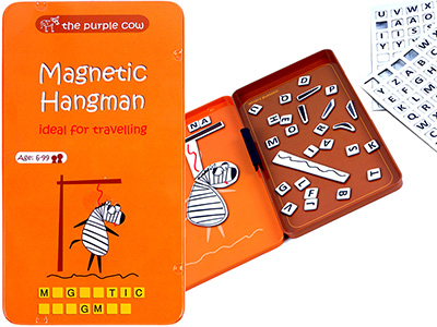 HANGMAN, Magnetic Travel Tin