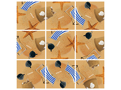 SQUZZLE PUZZLE AT THE BEACH
