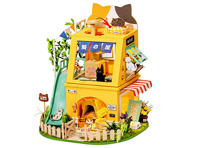 DIY MINI HOUSE CAT HOUSE